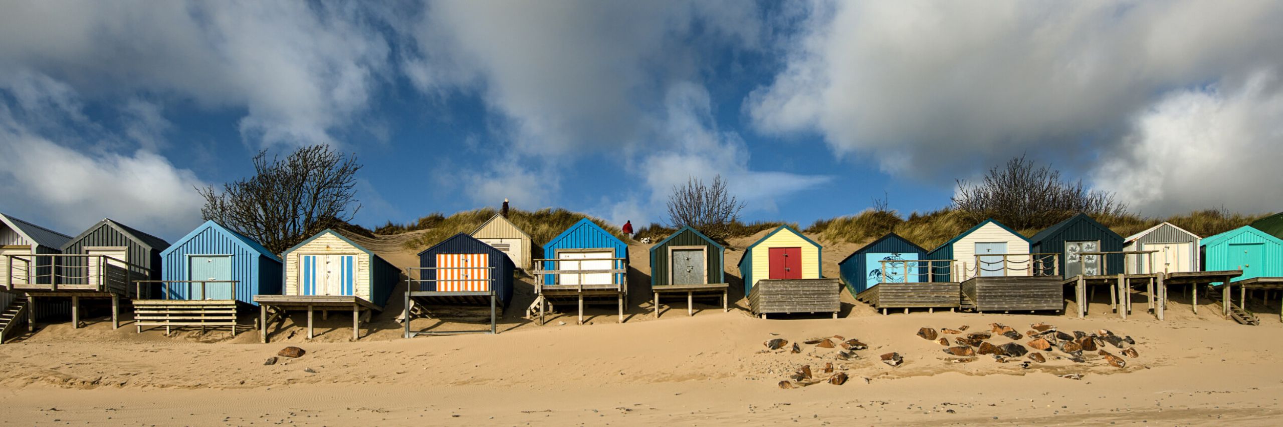 Beach Huts on Abersoch's main beach